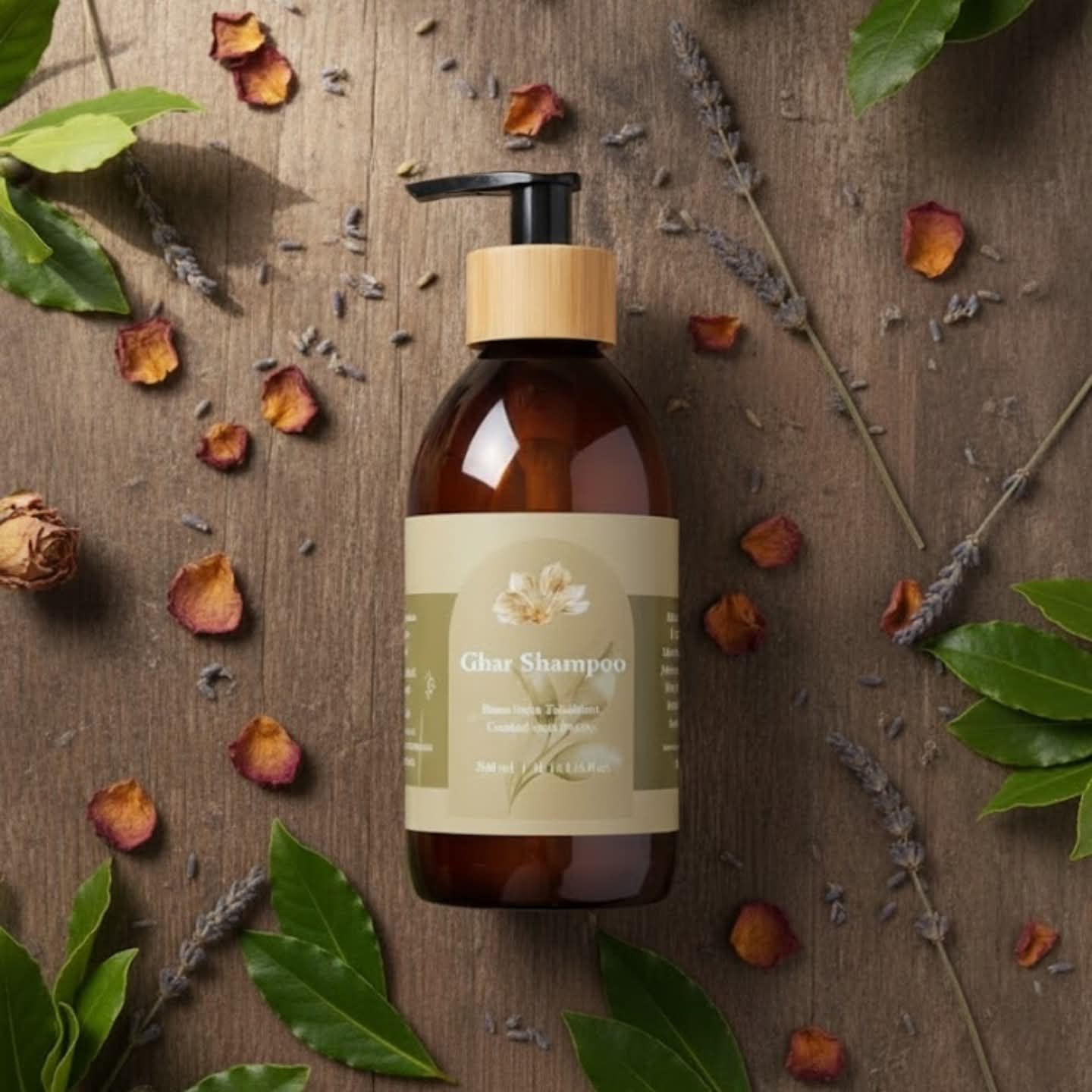 Ghar Shampoo – Natural Hair Strength & Care by Mayyas