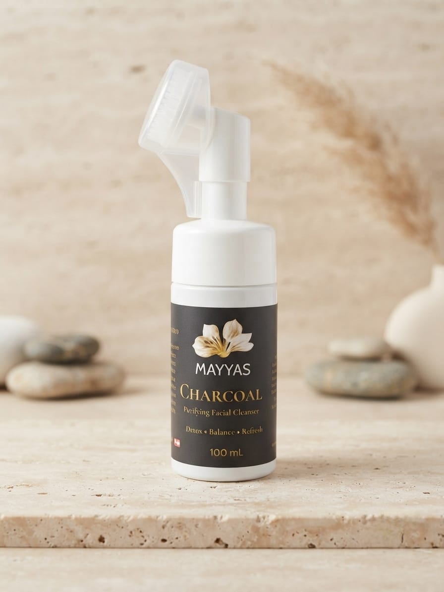 Charcoal Face Cleanser by MAYYAS
